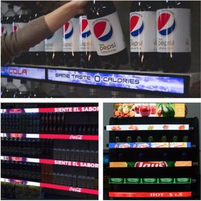 COB P1.25mm Shelf LED Display COB 1200X60mm Waterproof 3840Hz Refresh Rate