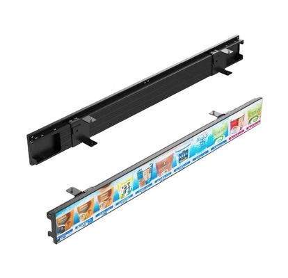 P1.5mm LED Shelf Display Ultra Thin LED Monitor 1200X60X20mm Waterproof