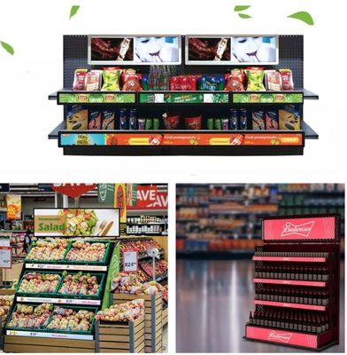P1.5mm LED Shelf Display Ultra Thin LED Monitor 1200X60X20mm Waterproof