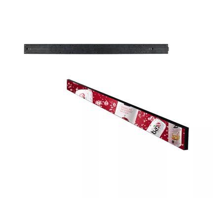 P0.9mm Ultra Thin Shelf LED Advertising Display 600X60X20mm 3840Hz Refresh Rate