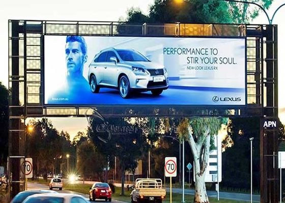 6000 Nits LED Advertising Screen Outdoor P3 P4 High Definition