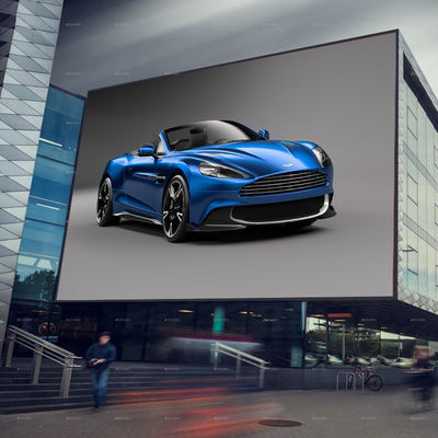 Waterproof Outdoor Advertising LED Display P6mm P8mm With LightWeight LED Cabinet