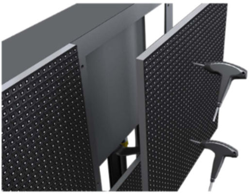 960x960mm P4 Outdoor Fixed LED Display Ultra-Thin IP66 Front Service