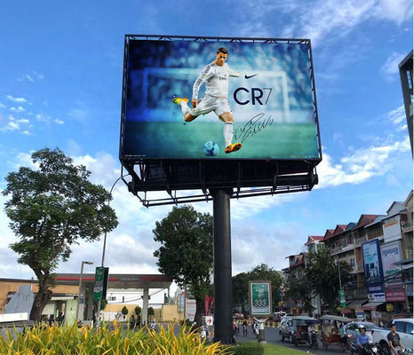 Front Service Outdoor LED Advertising Screen Display P10mm 320x320mm Module