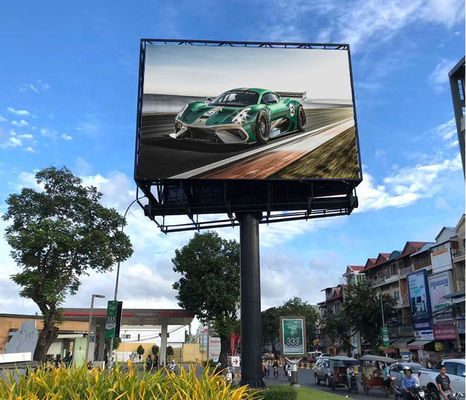 IP65 Outdoor Advertising LED Display P6.67mm P8mm 3840Hz Refresh Rate