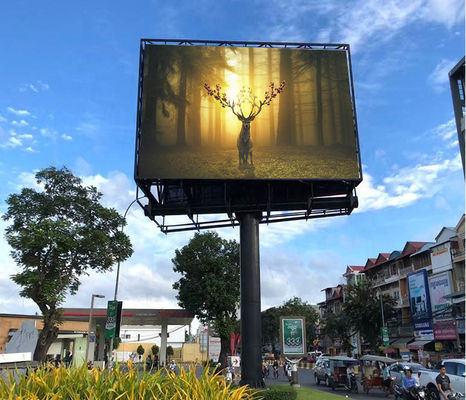 P3mm Outdoor Advertising LED Display Screen HD Waterproof Aluminum Cabinet