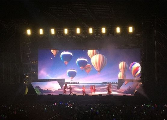 500 X 1000mm Led Video Wall Rental P2.9 P3.9mm IP65 Outdoor Led Stage Display