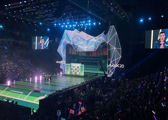 Outside Stage Rental Led Display Pixel Pitch P4.81mm With 80mm Thin Cabinet