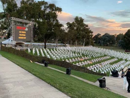 Rental Outdoor LED Display Cabinet 500x500mm P2.9 mm LED Screen Panel