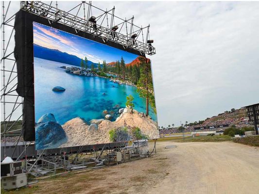 5000 Nits Outdoor Rental LED Display , Stage Rental Led Screen P3.91mm Waterproof