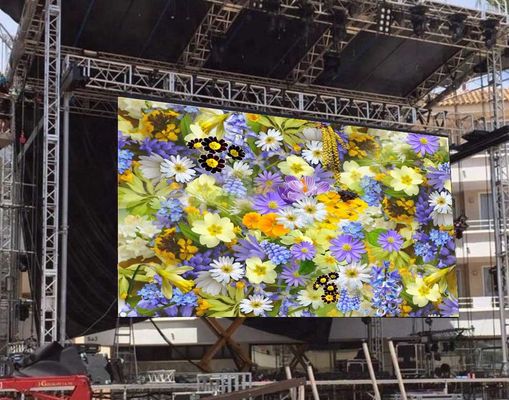 Exterior Stage Outdoor Rental Led Display Screen Panel 500*1000mm P4.8