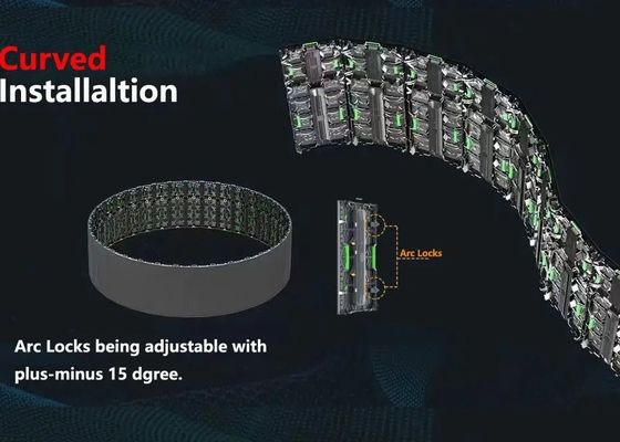 P2.9mm Outdoor Rental LED Display , LED Stage Backdrop Screen 250x250mm