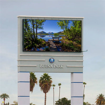 Digital High Brightness LED Outdoor Advertising Board Fixed Install