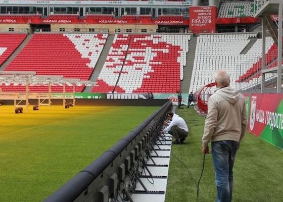 Digital Football Stadium LED Screen Display Perimeter For Advertising