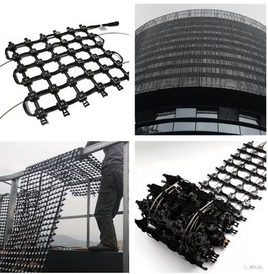 Foldable Led Mesh Screen IP66 Waterproof For Outdoor Advertising