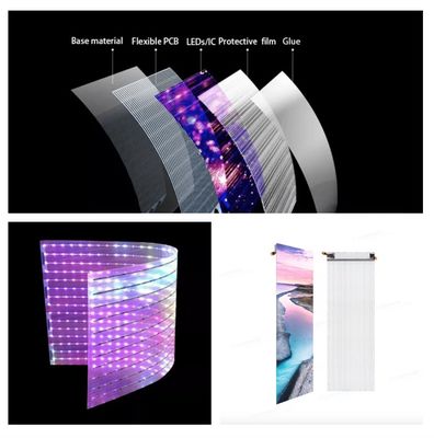 Glass Window LED Mesh Screen Transparent For Outdoor Advertising