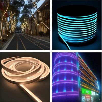 RGB Waterproof Outdoor LED Strip Light Flexible IP66 With Standard Connectors