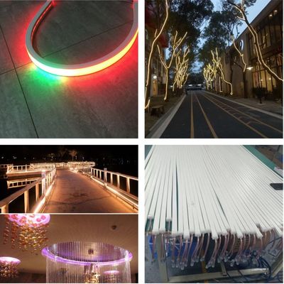 RGB Waterproof Outdoor LED Strip Light Flexible IP66 With Standard Connectors