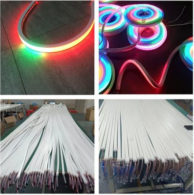 RGB Waterproof Outdoor LED Strip Light Flexible IP66 With Standard Connectors