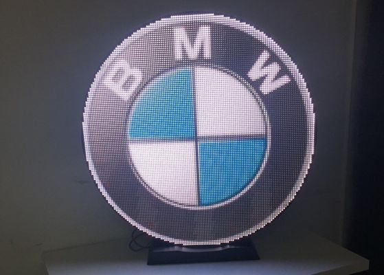 Waterproof Round Creative LED Display Screen With Meanwell Power Supply 6000 Nits