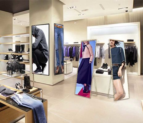 Digital Creative LED Poster Display Screen Standing Movable