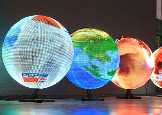 Customized Creative Spherical LED Display Screen For Indoor Outdoor