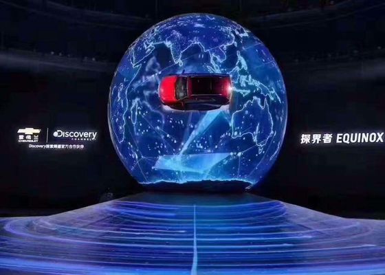 2m Diameter Creative Led Display Screen Pixel 4mm For Video Pictures
