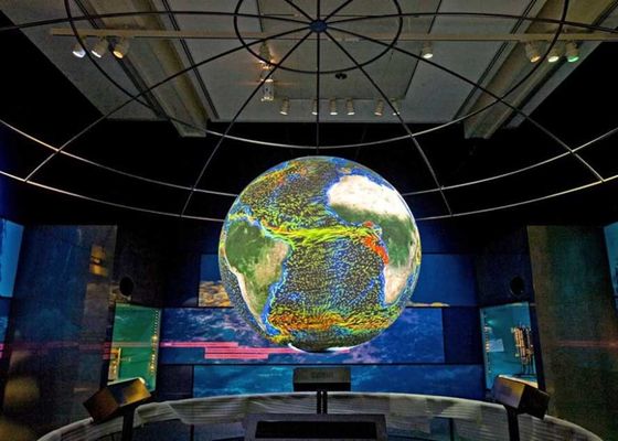 2m Diameter Creative Led Display Screen Pixel 4mm For Video Pictures