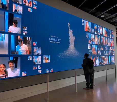 2K 4K COB P1.5 LED Screen TV Support Power And Signal Dual Backup Design