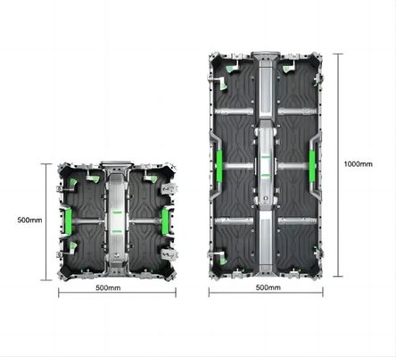 Outdoor Rental Stage LED Display Screen P3.9mm 500X500mm For Events Backdrop