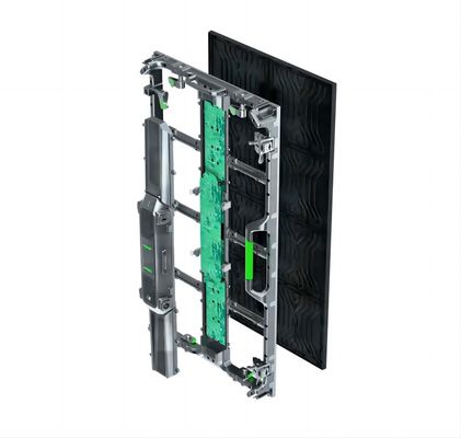 500x1000mm P2.6mm Outdoor Rental LED Screen 3840Hz With Removable Power Card Box