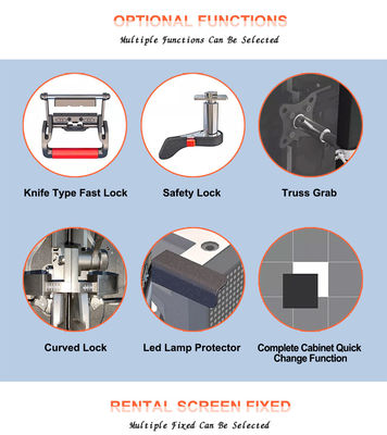 High Definition Outdoor Rental LED Display P3.91mm For Events