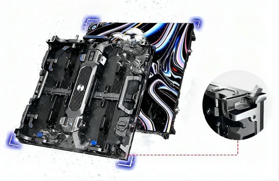 P4.8mm Outdoor Rental LED Display With Panel 500x500mm 3840Hz Refresh Rate