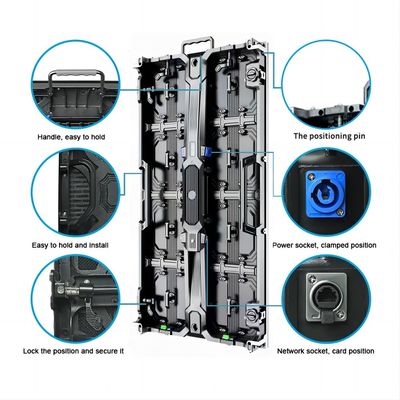 Outdoor Stage Backdrop LED Display P4.81mm with LED Cabinet Size 500X1000mm