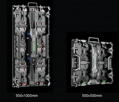 Die-casting Aluminum Cabinet Outdoor 500x1000mm P4.81 LED Video Wall