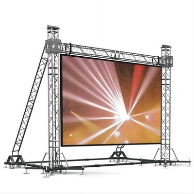 500X500mm P4.8 LED Video Wall Panels Outdoor Rental for DJ Booth Background