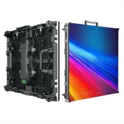 P4.81mm Outdoor Rental LED Display, Rental Video Wall LED With Aluminum Cabinet
