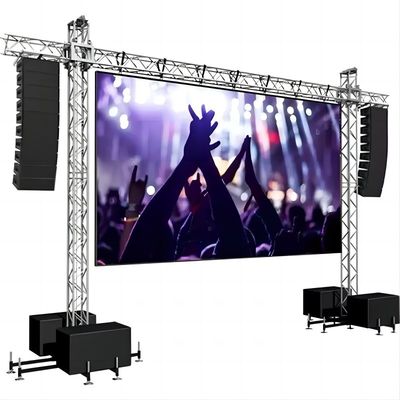 P3.9 P4.8 Indoor LED Video Wall Screen Rental With Cabinet 500X1000mm