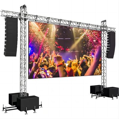 P2.6 - P4.8 Indoor Rental LED Display Screen Die Cast Aluminum LED Cabinet