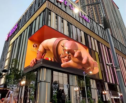 IP66 P8 Outdoor Waterproof LED Screen 3D Naked Eye for Advertising