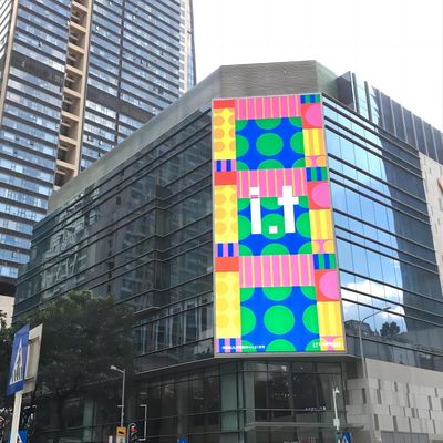 Outdoor Fixed LED Advertising Display Screens with Aluminum Front Service LED Cabinet