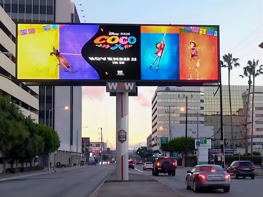 3D Naked Eye Outdoor LED Screen Wall Panels Waterproof High Brightness High Refresh