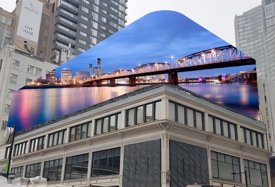Aluminum Outdoor LED Billboard Panel Ultra Slim Lightweight