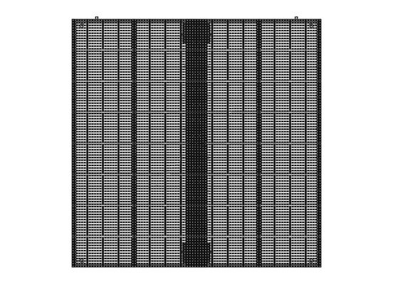Outdoor Fixed Mesh Transparent LED Display Screen Waterproof 1x1m