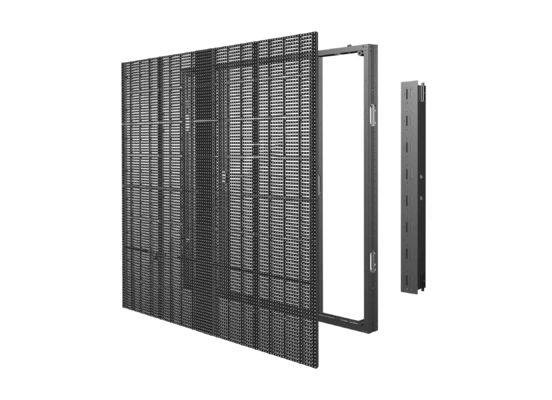 Outdoor Fixed Mesh Transparent LED Display Screen Waterproof 1x1m