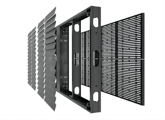 Outdoor Transparent LED Display Screen High Brightness 500X1000mm