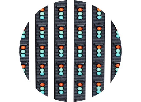 High Brightness Transparent Flexible LED Display , Outdoor DIP LED Screen