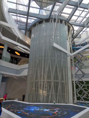 Customized Transparent LED Display Screen Creative Circle LED Screen