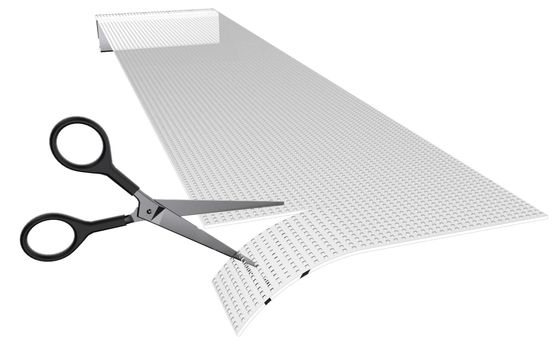 Glass Mesh Transparent LED Display Screen For Shopping Malls Multipurpose