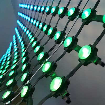 Outdoor Flexible LED Mesh Screen Curtain High Brightness High Refresh Rate